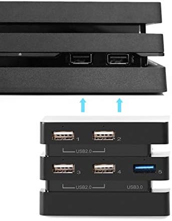 DONN Splitter Bővítő számára, Nagy Sebességű Multi-Port USB Hub, Egyedi Led-Pro Játék Konzol