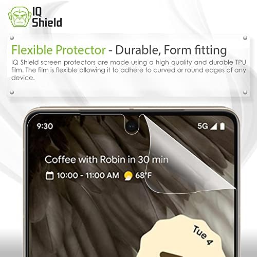 IQShield képernyővédő fólia Kompatibilis a Google Pixel 7 Pro (Version 2)(2 Csomag) Anti-Buborék Tiszta Film