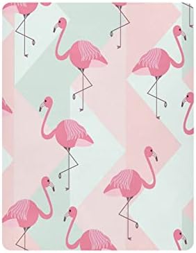 Playard Lap, Rózsaszín Flamingó Állat Gyerekágy Lap Normál jászol, a Kisgyermek Matracok,28x52 Hüvelyk 2045236