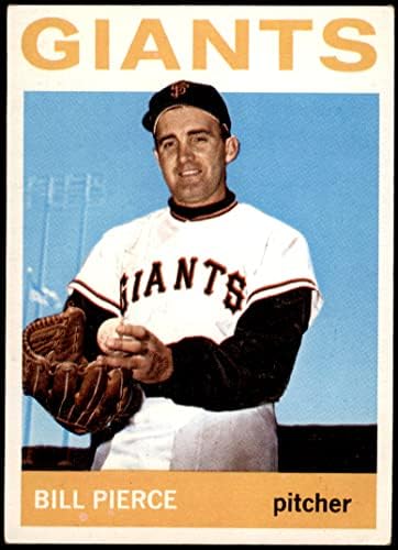 1964 Topps 222 Bill Pierce-t a San Francisco Giants (Baseball Kártya) EX+ Óriások