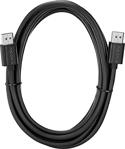 Insignia 10' DisplayPort Kábel - Fekete - 4K Ultra HD - 10 Láb Hossza hosszabb Reach - Modell: NS-PDD1019