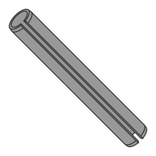 M8 x 28mm Roll (Tavaszi) Pins/Acél/Sima (Termikus Fekete) / ISO 8752 (Karton: 1,000 db)