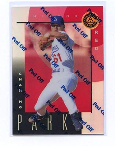 1998 Pinnacle Hiteles Tükör Piros 60 Chan Ho Park Csőd Teszt Kérdés Dodger