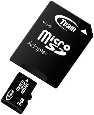 8 gb-os MicroSDHC Class 10 Csapat Nagy Sebesség 20 MB/Mp Memória Kártya. Villámgyors Kártya Blackberry Pearl Flip 8230 9530.