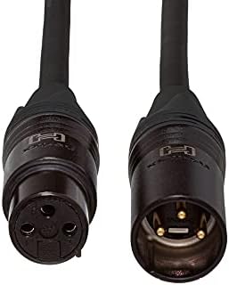 Hosa CMK-100AU Neutrik XLR3F, hogy XLR3M Szélén Mikrofon Kábel, 100 méter