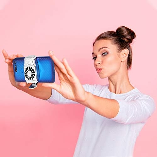 Kreatív Néma Telefon Hűvösebb Félvezető Mobiltelefon Hűtőventilátor Gyakorlati Hűtőborda Játék Konzol (Léghűtéses Akkumulátor