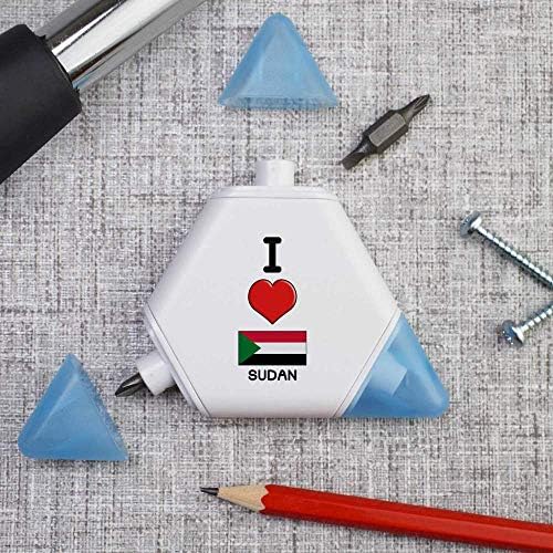 Azeeda 'Szeretem a Szudáni' Kompakt DIY Multi-Eszköz (TI00023000)