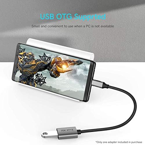 Tek Styz USB-C USB 3.0 Adapter Kompatibilis Az LG Hang Ingyen 8. pénzügyi tervhez OTG Típus-C/PD Férfi USB 3.0 Női Converter.