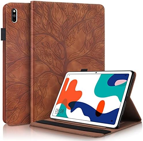 Tablet PC Tok Kompatibilis Huawei MatePad 10.4 Hüvelyk 2022/2020 PU bőrtok Flip Pénztárca védőburkolat Élet Fája Tabletta