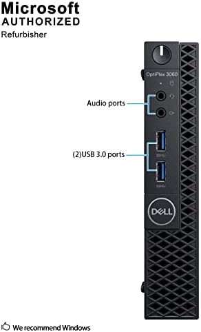 Dell OP3060MFFXKF5K OptiPlex 3060 XKF5K Mikro PC, Intel Core i5-8500T 2.1 GHz-Hexa-core, 8GB RAM, 256 gb-os SSD, Windows