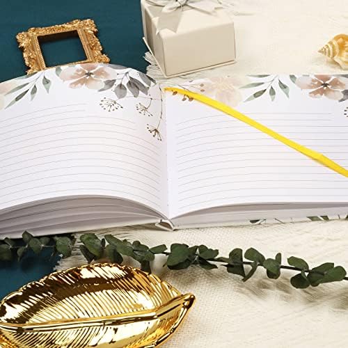 Esküvői vendégkönyv, Vendég írja Alá a Könyvet Esküvői Fogadás, 120 Oldal Kemény Borító Vendég Könyv, Gyönyörű Arany Szöveg