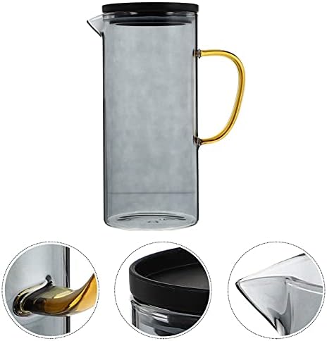 UPKOCH Kávét Jeges Tea Dobó Üveg Kancsó Víz Nagy Kapacitású Víz Kezelni, Hideg-Meleg Víz Ital Z Vízforraló Kancsó, az Otthoni