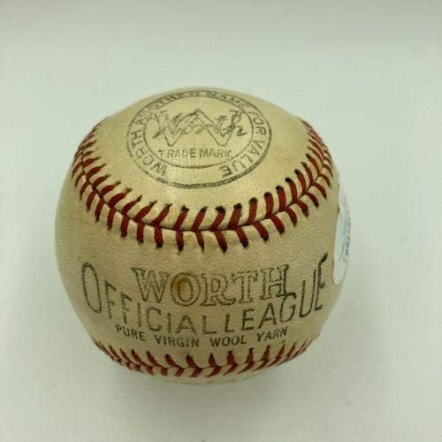 Ritka Vic Sorrell Egyetlen Dedikált Baseball 1935-ben a Detroiti Tigrisek SZÖVETSÉG COA - Dedikált Baseball