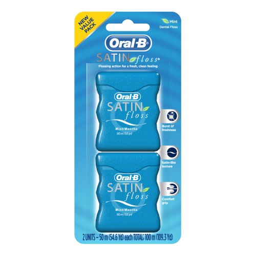 Oral-B Teljes Satinfloss Twin Pack 100 M (egy Csomag 2)