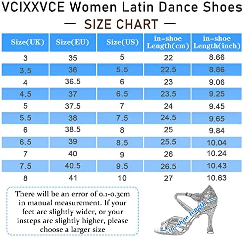 VCIXXVCE a Profi Női Latin Tánc Cipő Nyitva Toe Bálterem Salsa Gyakorlat Tánc Teljesítmény Cipő