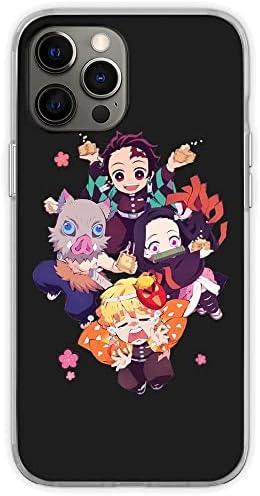 Panbandon Kompatibilis az iPhone 13 Pro Max Esetben Anime Japán Démon Tomioka Manga Főiskola Ütésálló Puha TPU Szilikon Telefon