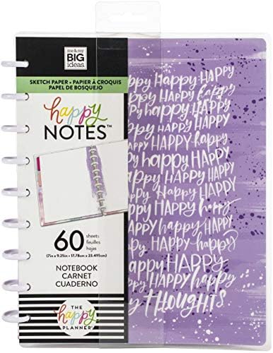Nekem & A Nagy Ötletek Tervező Közepes Notebook W/60 Lap-Hiszem, Boldog, Vázlat