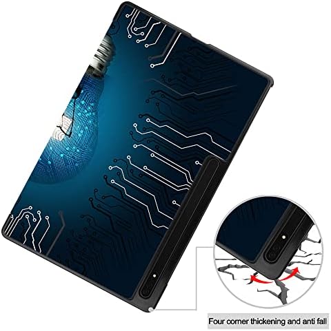 SanMuFly Galaxy Tab S8 Ultra Esetben,Állj Védő Esetekben Smart Auto Sleep/Wake, Fedél Samsung Galaxy Tab S8 Ultra 14.6 hüvelyk