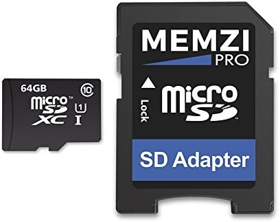 MEMZI PRO 64 GB Class 10 90MB/s Micro SDXC Memória Kártya SD Adapter Samsung Felszerelés 360 Virtuális Valóság Akció Kamera