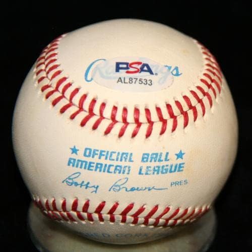 Bob Feller Aláírt OAL Baseball Dedikált Cleveland PSA/DNS AL87533 - Dedikált Baseball
