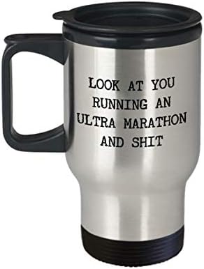 HollyWood & Zsineg Maratoni Futó Gratulálok Ajándék, Nézd, Hogy Fut egy Ultra Maraton Bögre Vicces Szigetelt Utazási Kávét