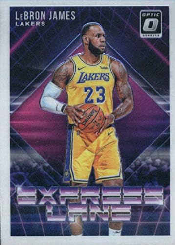 2018-19 Donruss Optikai gyorsforgalmi út Kosárlabda 4 LeBron James Los Angeles Lakers NBA Hivatalos Kártyára A Panini
