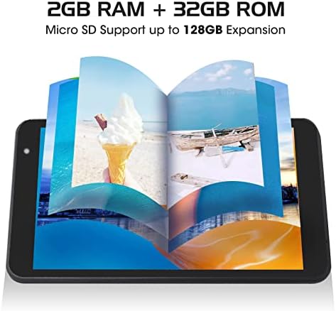 CWOWDEFU HD 8 Hüvelykes Tablet 2023 Gyerekek Tabletta Android 11 Tabletas 8 HD Kijelző, 32 GB-os, 2.4 G / 5G WiFi Tablette
