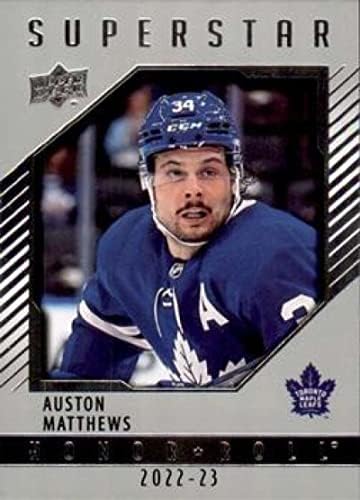 2022-23 Felső szinten tanuló HR-5 Auston Matthews Toronto Maple Leafs NHL Jégkorong Trading Card