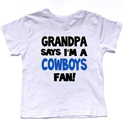 NanyCrafts Nagyapa azt Mondta, én vagyok a Cowboyok Fan Gyerek Póló