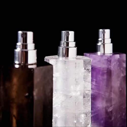 TaiJi Energy10ml Természetes Kristály Stílus Újratölthető Parfüm Porlasztó Spray-Flakon (rózsakvarc)