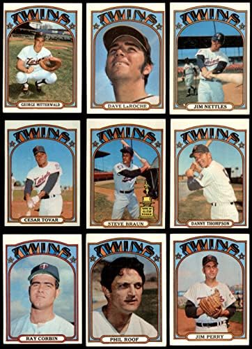 1972 Topps Minnesota Twins Közelében Csapat készen áll Minnesota Twins (Set) VG/EX Ikrek