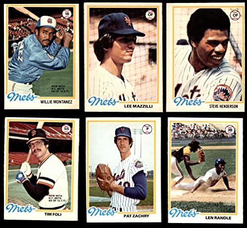 1978 O-Pisi-Csi New York Mets Közelében Csapat Set New York Mets (Set) VG/EX Mets