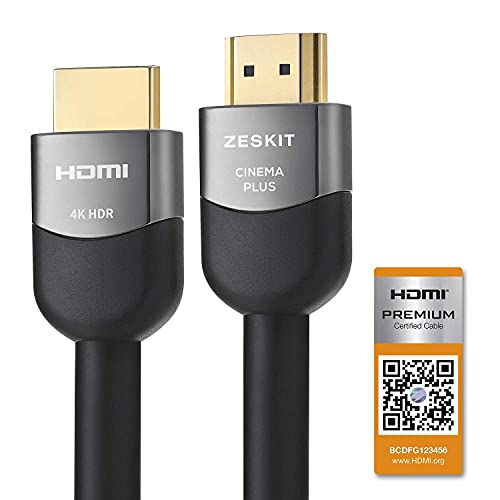 Zeskit Premium HDMI Hitelesített 4K (29ft/ 9m) CL3 a Fal Nagy Sebességű Ethernet HDMI 2.0 b Kábel, Kompatibilis a Dolby Látás