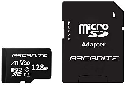 ARCANITE 128GB microSDXC Memória Kártya Adapter - A1, UHS-én U3, V30, 4K, C10, Micro SD, Optimális olvasási sebességet akár