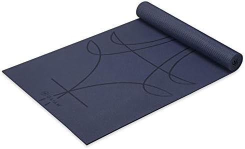 Gaiam Yoga Mat - Prémium 6mm Nyomtatás Extra Vastag, Csúszásmentes Gyakorlat & Fitness Szőnyeg Minden Típusú Jóga, Pilates