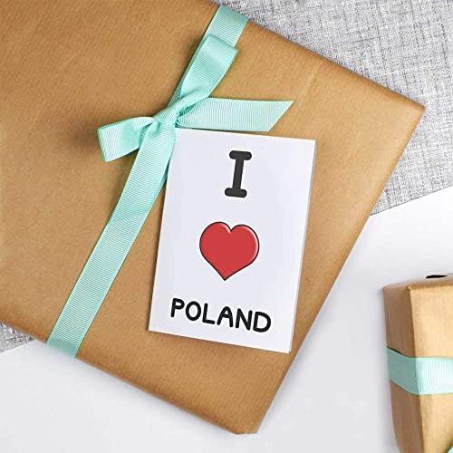 Azeeda 4 x 'Szeretem Lengyelország' Ajándék Kategória/Címkék (GI00062740)