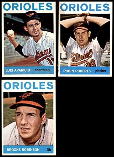 1964 Topps Baltimore Orioles Csapat készen áll Baltimore Orioles (Set) EX+ Orioles
