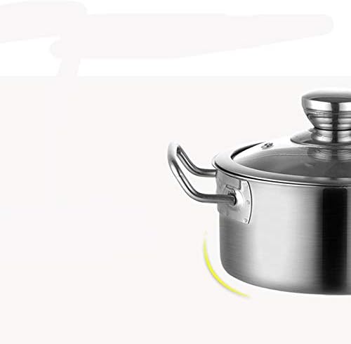 EYHLKM Rozsdamentes Acél Fazék Pot Serpenyőben Mini Hotpot Főzés Pot Konyhai Edények Étterem, Konyha, Tej, Tészta Kása Pan