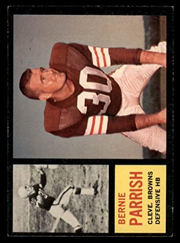 1962 Topps 34 Bernie Parrish Cleveland Browns-FB (Foci Kártya) EX Browns-FB Floridai