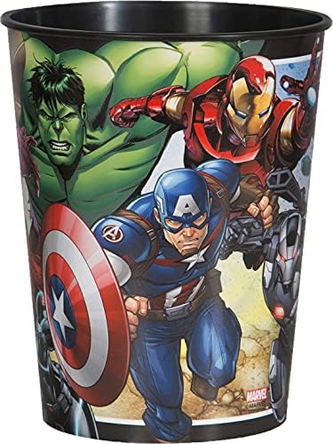 Marvel Avengers Szuperhős Születésnapi Party Kellékek Készlet 12 16oz Műanyag Újrahasznosítható Szívességet Csésze