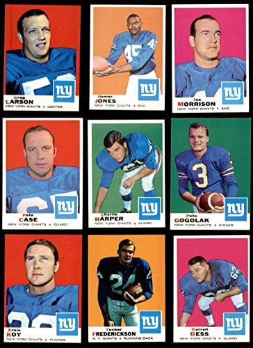 1969 Topps New York Giants Csapata Set New York Giants-FB (Set) NM Óriások-FB