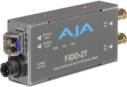 AJA FiDO-2T Dual Channel SDI LC Optikai Mini Converter (FiDO-2T)