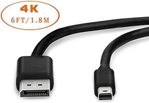 Mini DisplayPort DisplayPort Kábel, AllEasy Mini DP, hogy a DP Kábel 6FT 4K-60Hz Állásfoglalás a Microsoft Surface Dock,