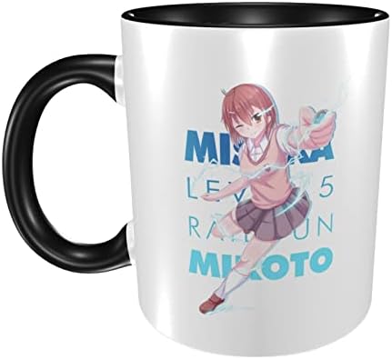 VVEDIK EGY Bizonyos Tudományos * Railgun Anime Bögre Kávét Kerámia C-Kezelni Csésze Tej Anti-forrázás Víz, Tea Dobon Office