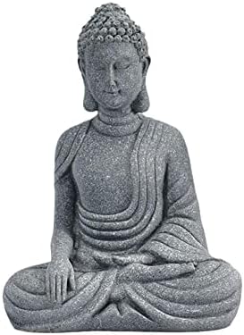 RYGRZJ Mini Buddha Szobrok, Kézzel készített Pihen, Alszik Buddha Szobrok Szobor a Kertben J0Z0 Hal Dekoráció Tartály Akvárium