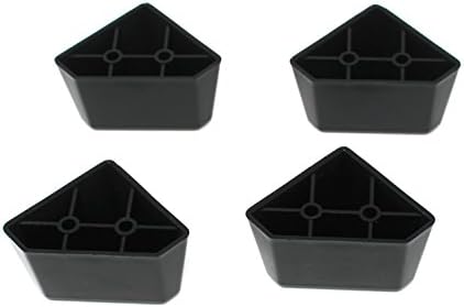 JSP Gyártási 4 Csomag Fekete Műanyag Bútorok Háromszög Sarokban Lábak - Kanapé Kanapé Fotel