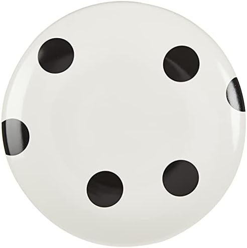 Kate Spade Deco Dot 4-db Csemege Tányér Készlet, 2.45 KG, Fehér