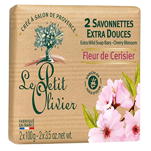 Le Petit Olivier Extra Enyhe Szappan - cseresznyevirág Gyengéden Tisztítja Bőrét Finoman Illatosított - Növényi Eredetű Alapján